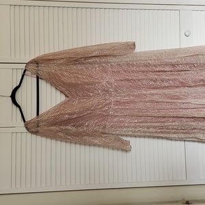 Plus Size Glitter Wedding Dress